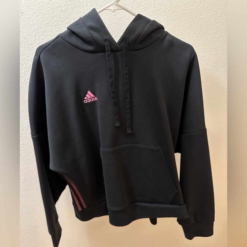 Small Adidas cropped hoodie